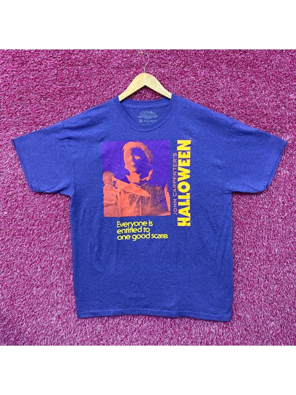 John Carpenters Halloween Michael Myers Horror Movie Tee L